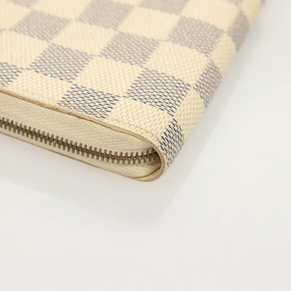 LOUIS VUITTON Damier Azur Zippy Coin Purse N60138 LV Auth 129059 - Picture 3 of 16